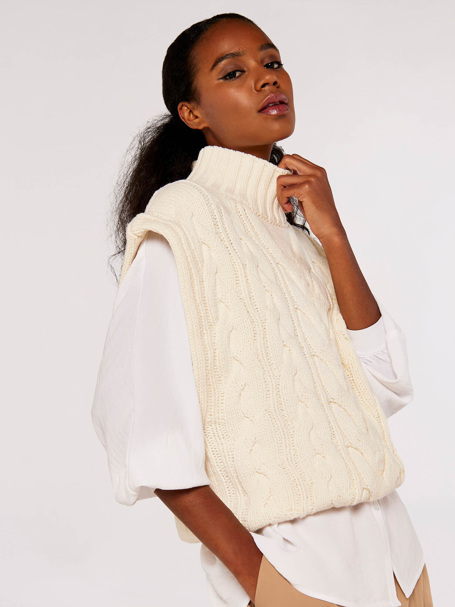 Chunky sweater vest hot sale
