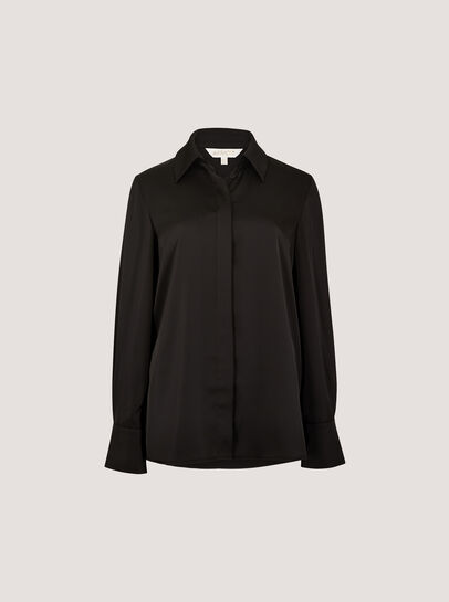 Oversized Satin Shirt