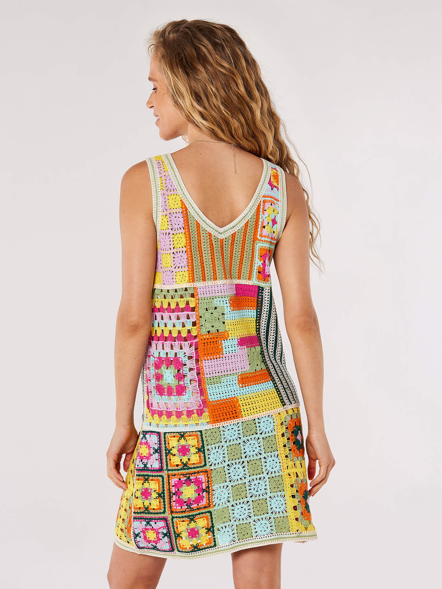 Crochet shift cheap dress