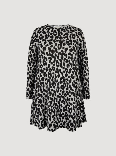 Curve Soft Touch Cheetah Mini Dress