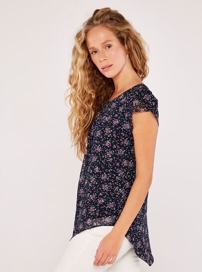 Floral Chiffon Top