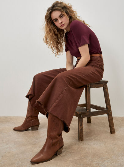 Giana High Waist Palazzo Jeans