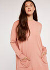 Soft Oversized Pocket Jumper, Pink, large