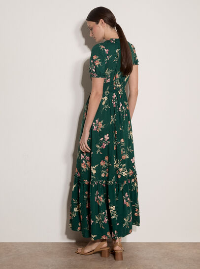 Watercolour Floral Maxi Dress
