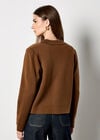 Patch Pocket Knitted Cardigan, Rust, large