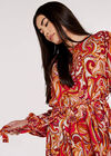 Swirl Flute  Mini Dress, Pink, large