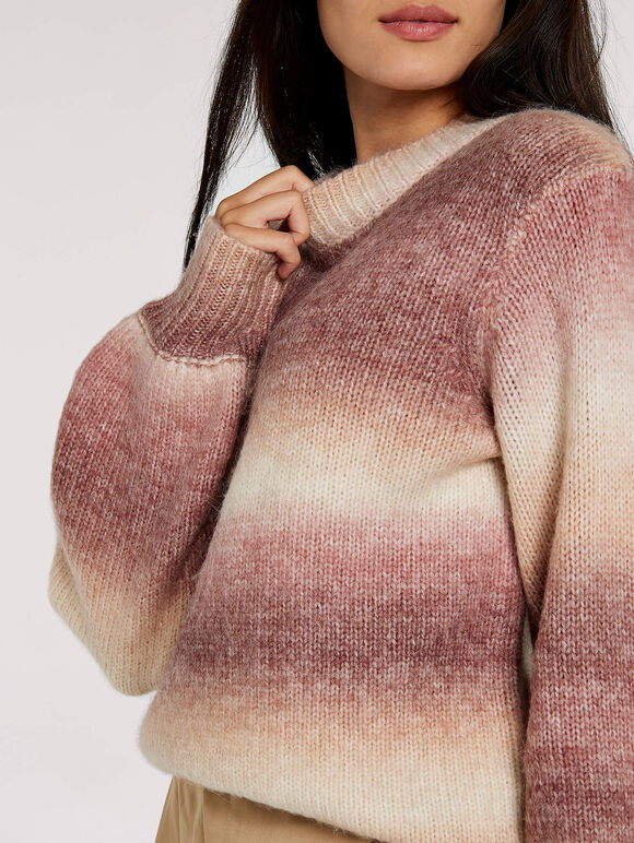 Space Dye Jumper, Pink, large