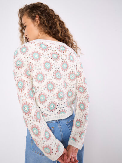Crochet Circles Cardigan