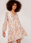 Floral Crochet Dress, Cream, large