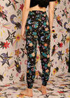 Colourful Print Pyjamas Trousers, Black, large
