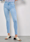 Sienna High Waist Skinny Jeans, Sky Blue, large