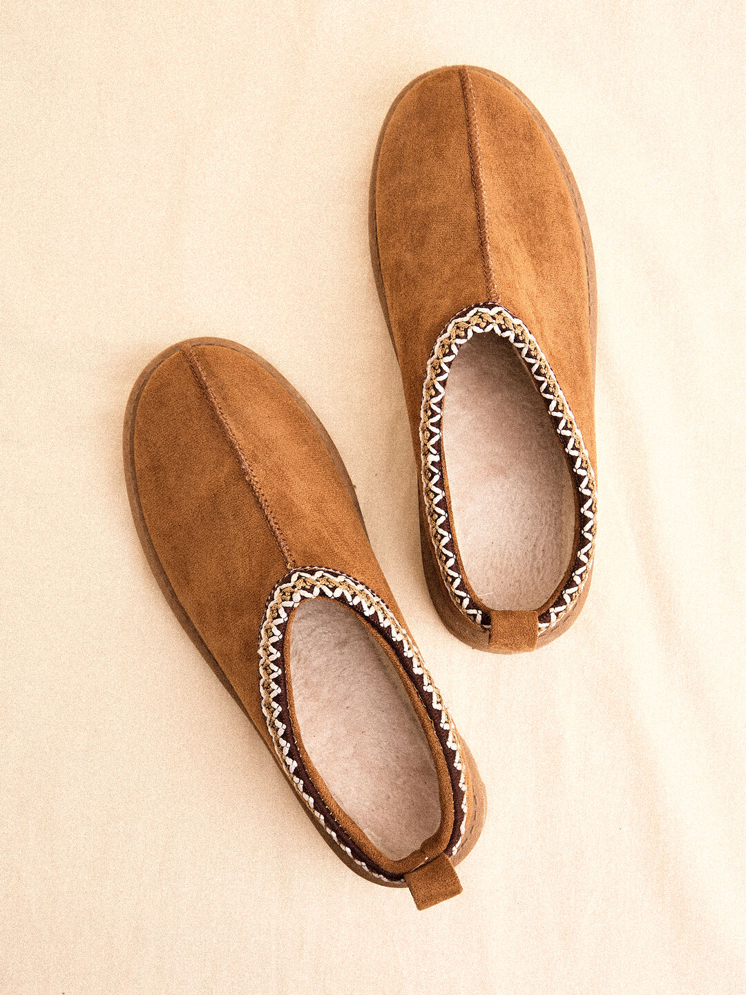 Faux Fur Lined Suede Slipper Boot