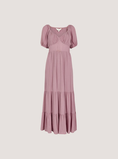 Crinkle Tiered Maxi Dress