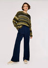 Chunky Knit Jumper, Green, large
