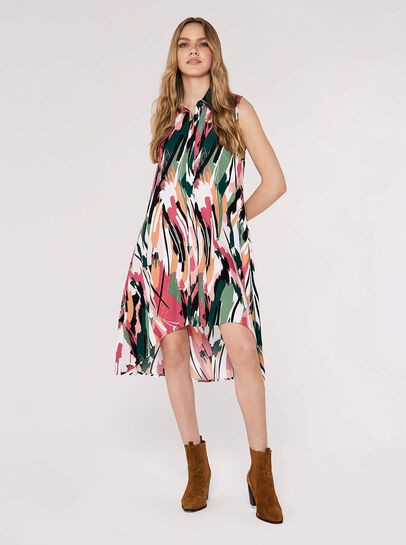 High-Low Shirt Mini Dress