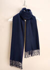 Lightweight Summer Pashmina, Navy, large