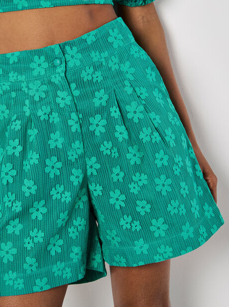 Daisy Mesh Shorts