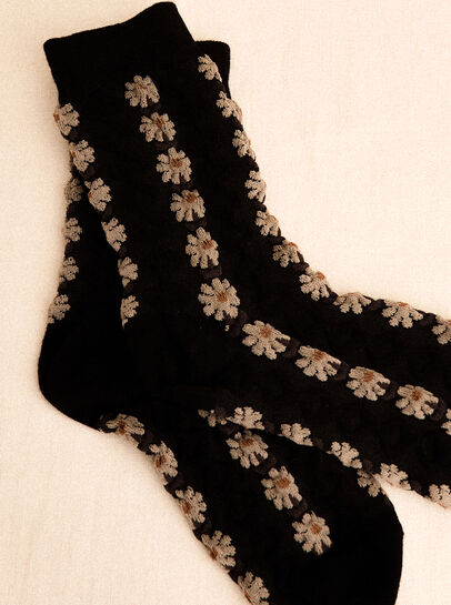 Floral Daisy Socks