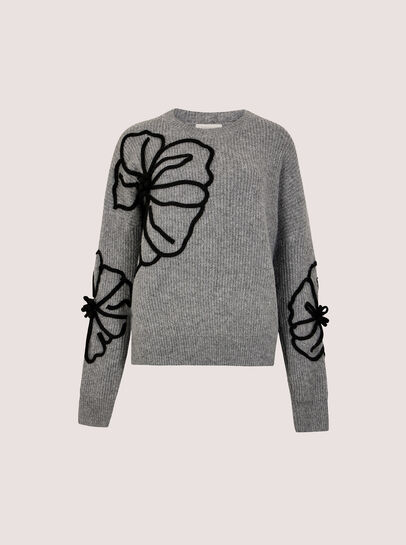 Floral Cornelli Embroidered Jumper