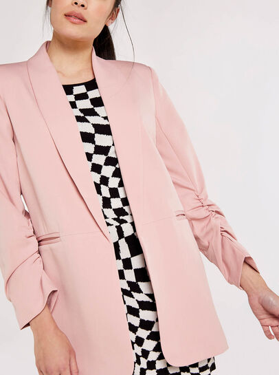 Edge Ruch Sleeve Blazer