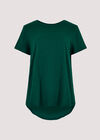 Oversize High-Low Top, Green, large