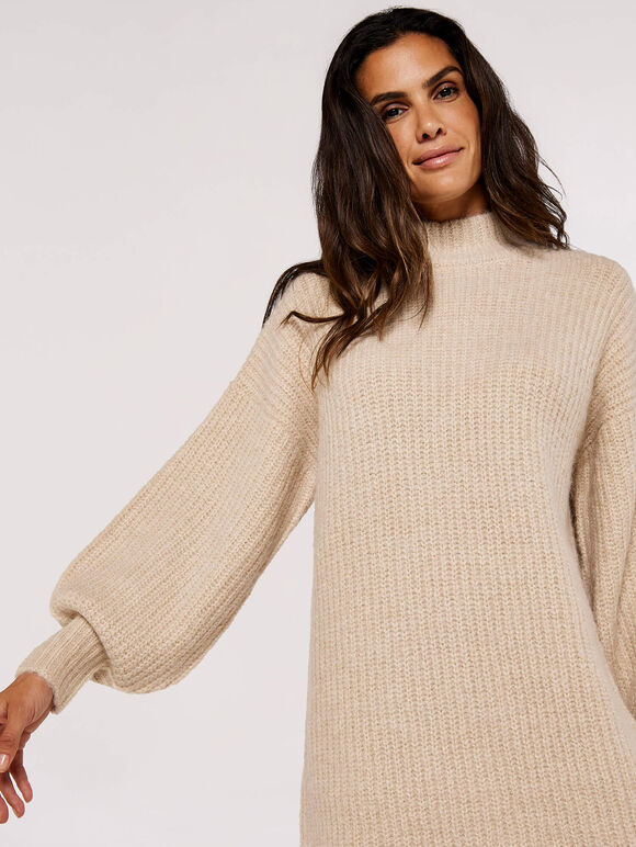 Knit Jumper Mini Dress