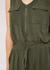 Utility Jumpsuit, Khaki, large