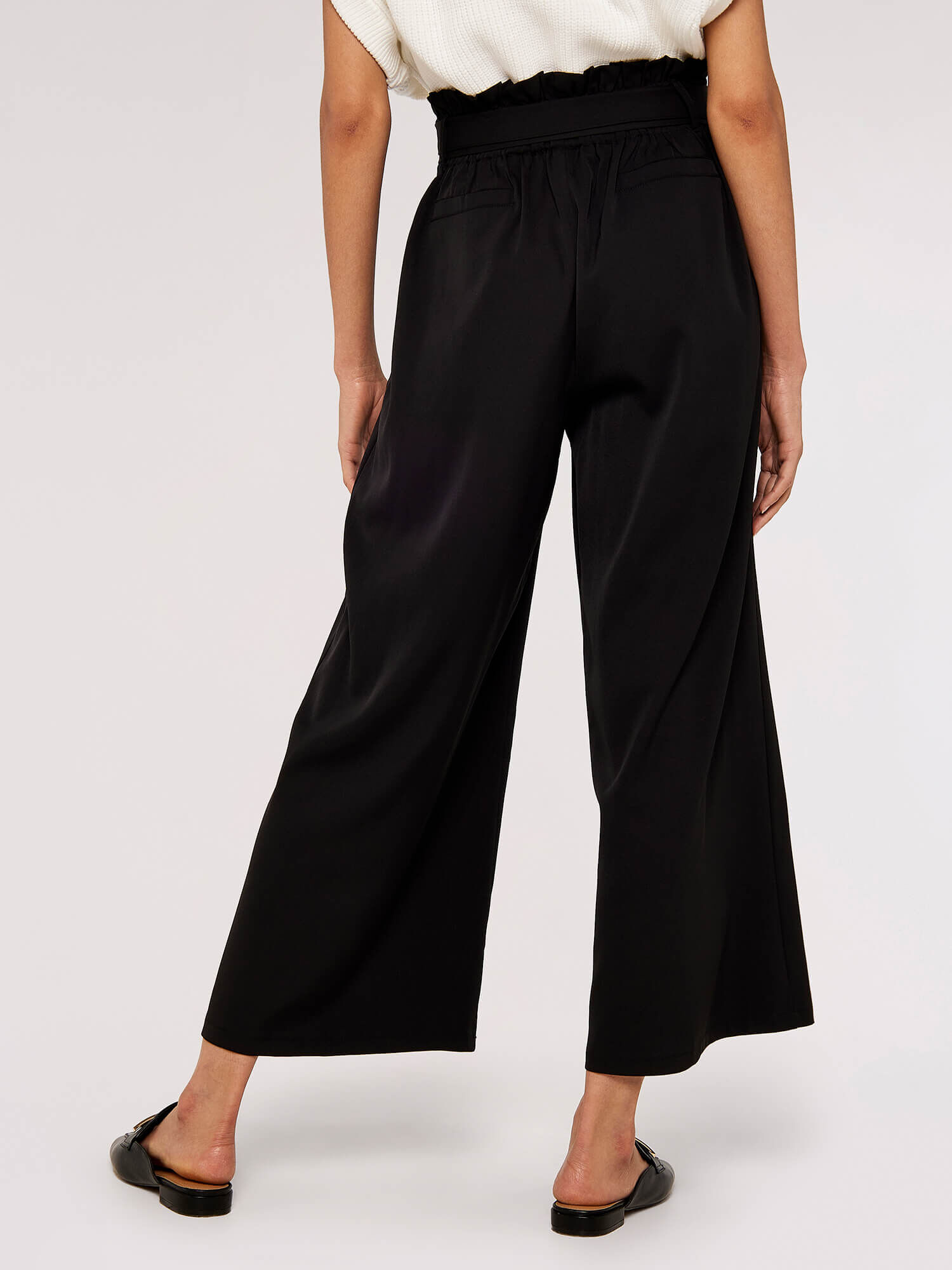 Paperbag Wide Leg Trousers