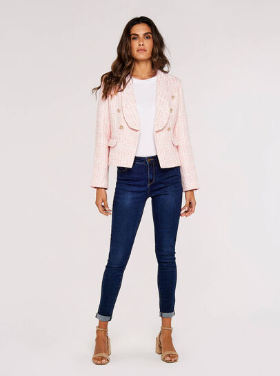 Tweed Cropped Blazer