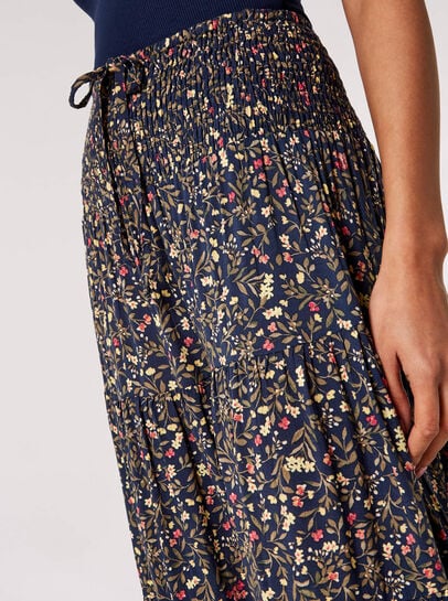 Floral Forest Maxi Skirt