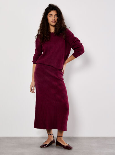 Fine Knit Cable Jumper