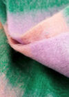 Check Colour Block Scarf, Pink, large