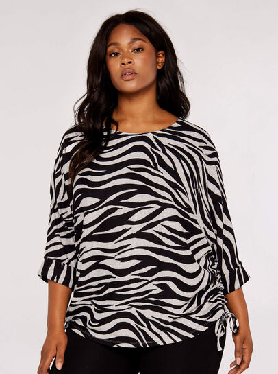 Curve Animal Print Top