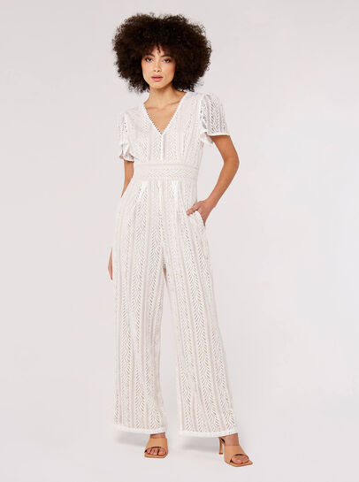 Lace Wide Leg Jumpsuit