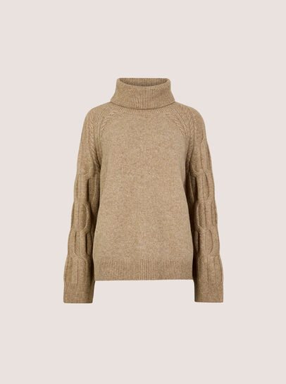 Melange Roll Neck Jumper