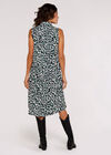Cheetah Print  Mini Dress, Green, large
