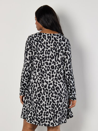 Curve Soft Touch Cheetah Mini Dress