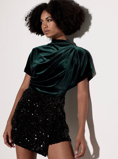 Velvet Batwing T-Shirt