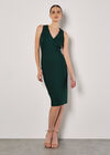 Bodycon Bandage Midi Dress, Green, large
