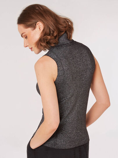 Metallic Knitted Tank Top