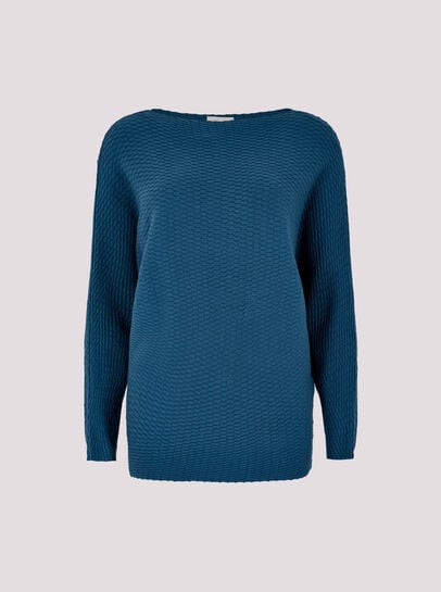 Textured Knit Lightweight Jumper