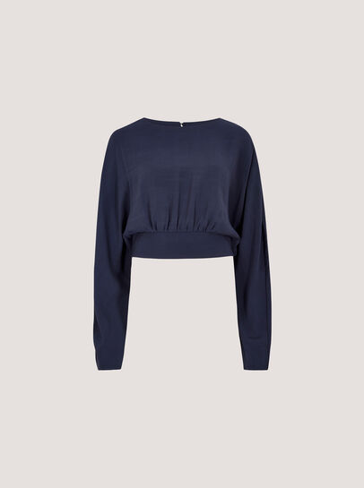 Split Back Crop Top