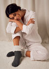 Slipper Sock, Light Grey / Silver, large