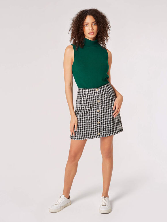 Dogtooth Blazer & Skirt, , large