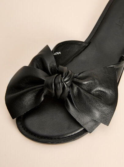 Bow Mule Sandals