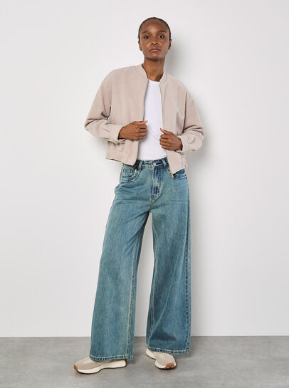 Soft Tailored Bomber Jacket