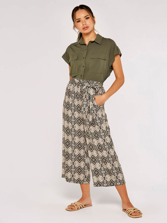 Utility Casa Boxy Shirt, Khaki, large
