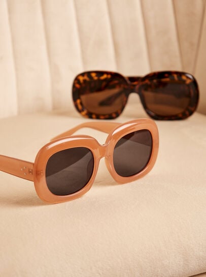 Braune Bardot-Sonnenbrille