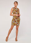 70s Floral Dress, Yellow, large
