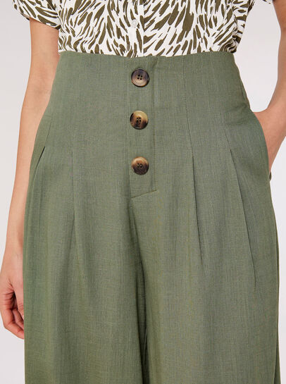 Linen Mix Culotte 